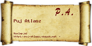Puj Atlasz névjegykártya